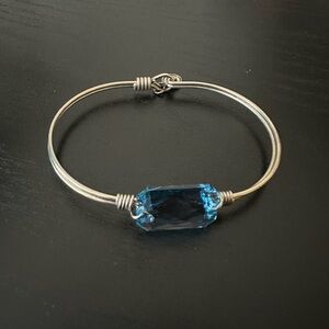 Blue Stone Silver Bracelet
